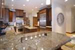 Gourmet kitchen with plenty of counter space